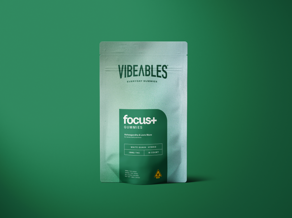 focus gummies // 10mg thc + lion's mane & ashwaganda