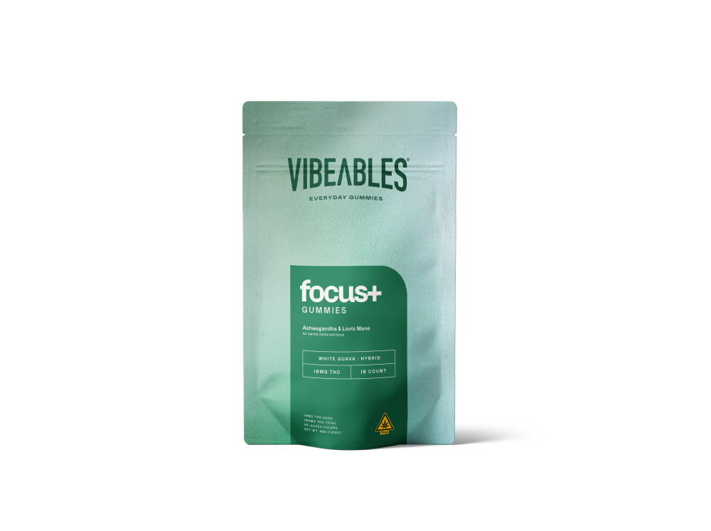 focus gummies // 10mg thc + lion's mane & ashwaganda