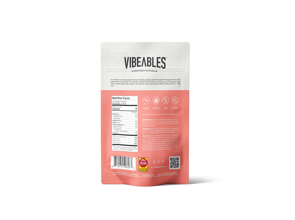 strawberry lemonade 10mg thc drink mix + electrolytes (stickpack 10ct bag)