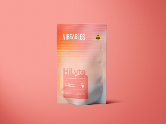 Strawberry Lemonade 10mg THC Drink Mix + Electrolytes (StickPack 10ct bag)
