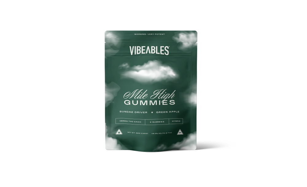 green apple 100mg gummies (2 count)