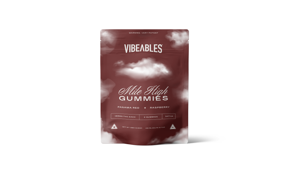 raspberry 100mg gummies (2 count)