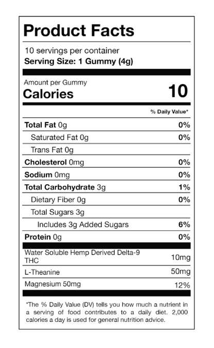 SLEEP Gummies // THC + Magnesium & L-Theanine